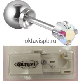Радужный хрусталь 3 мм в крапане