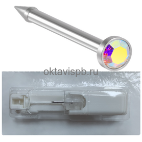 Серьга для носа Радуга 2 мм NEW