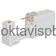 Серьги Циркон радуга  4 мм золото / шар